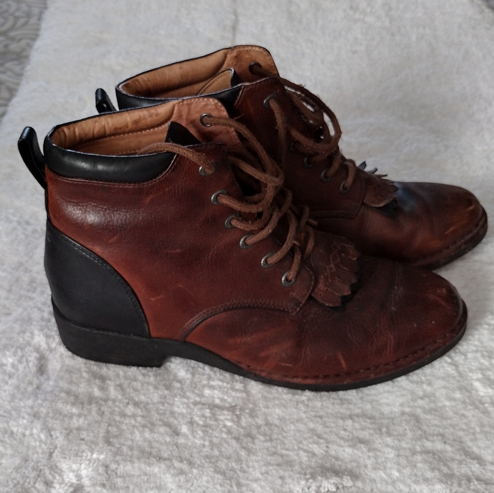 Rocky Kilties Women Leather Boots Size 10 MW